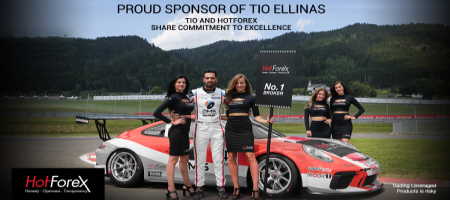 HotForex supports Tio Ellinas at Porsche Mobil 1 Supercup