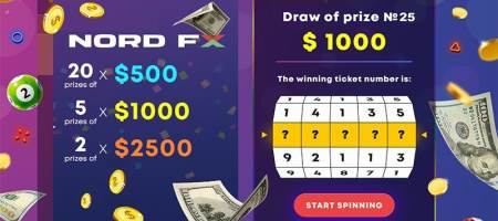 NordFX Lottery: First $20,000 Found Their Owners